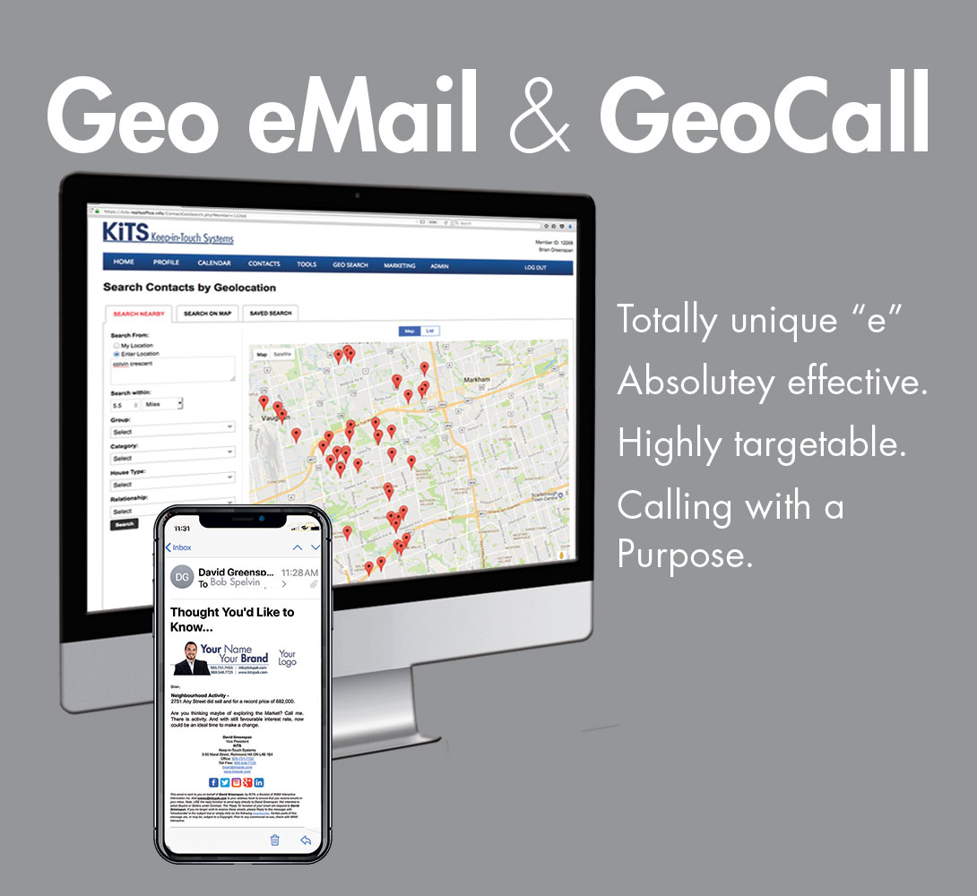 KiTS Realtor Geo eMail Geo Calling